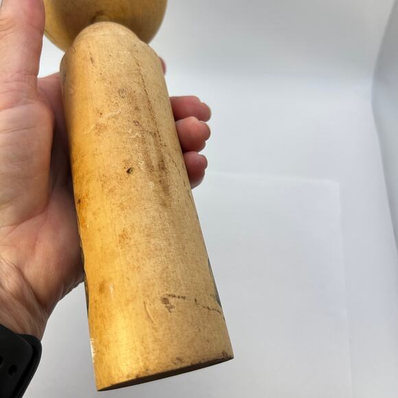 Vintage Japanese Kokeshi Doll Beautiful Wooden 9.5 in Tall  w River Bridge Scene - Picture 10 of 16